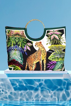 Τσάντα Παραλίας / Leopard / Πολύχρωμο