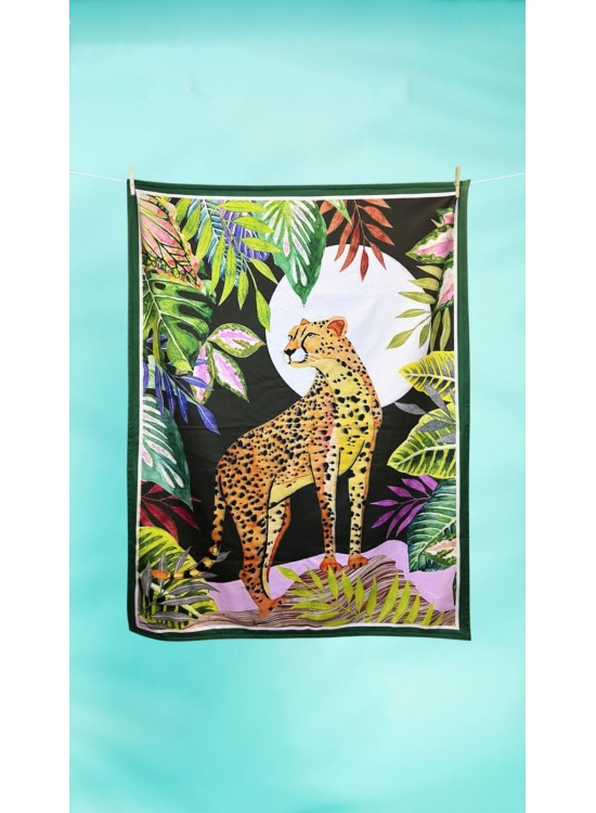 Bamboo Πετσέτα Θαλάσσης / Leopard / Πολύχρωμο