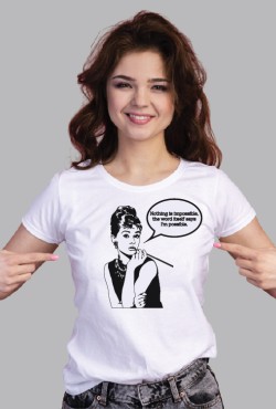 "AUDERY"-Βαμβακερό T-Shirt Γυναικείο