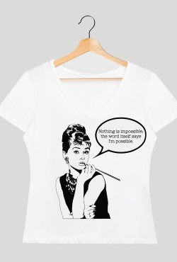 "AUDERY"-Βαμβακερό T-Shirt Γυναικείο