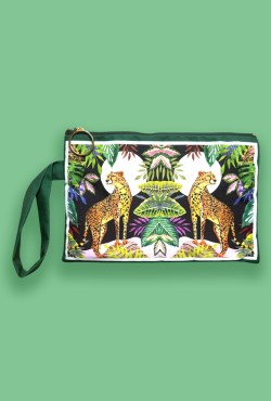 Νεσεσέρ από Καμβά / Leopard / Πολύχρωμο