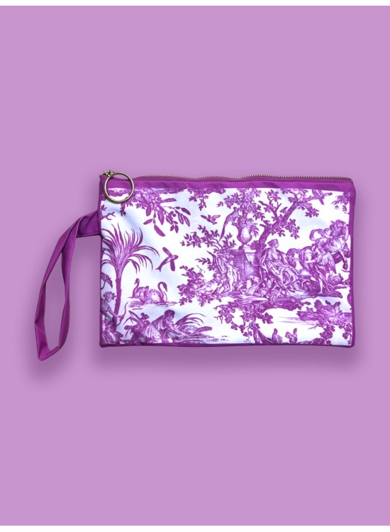 Νεσεσέρ από Καμβά / Toile de Jouy / Φούξια