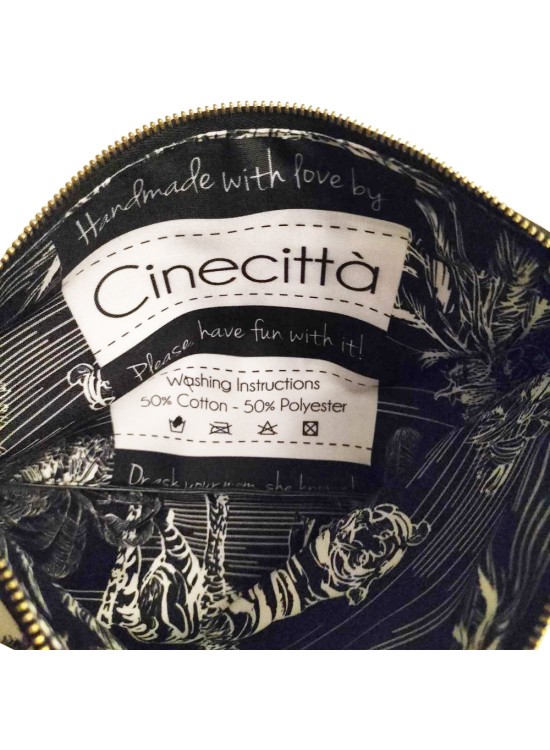 Νεσεσέρ από Καμβά / Toile de Jouy / Μαύρο